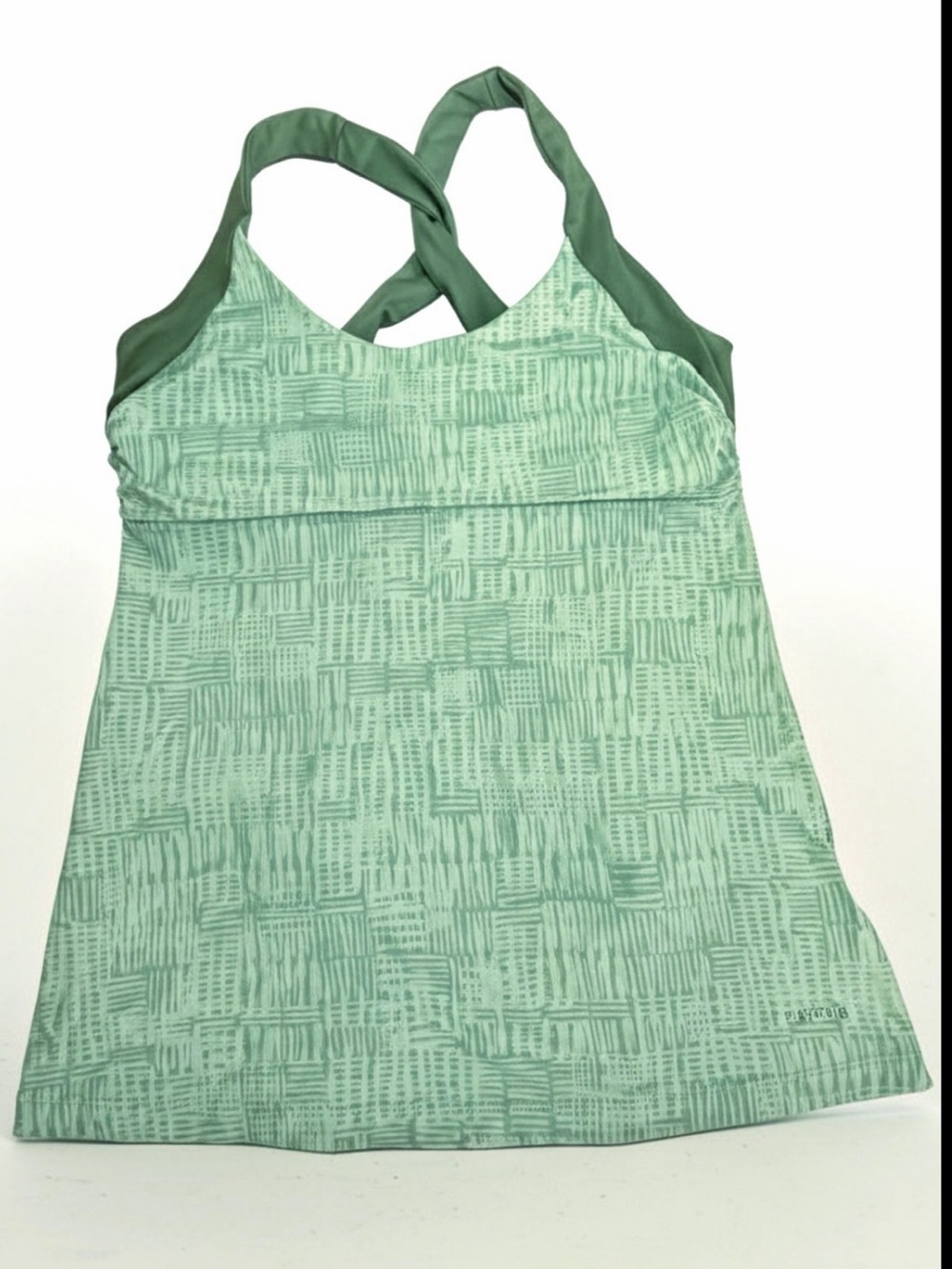PATAGONIA 
Women’s Mint Green Cross-Back Tankini Top